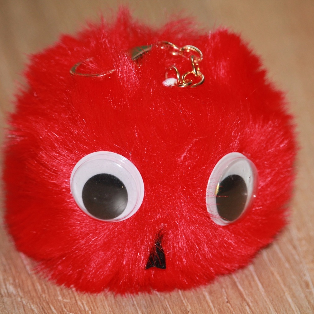 puff face keychain