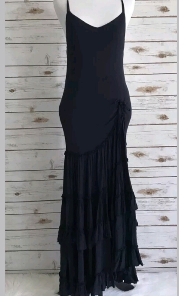Sold!!!Free people navy blue maxi dress size small