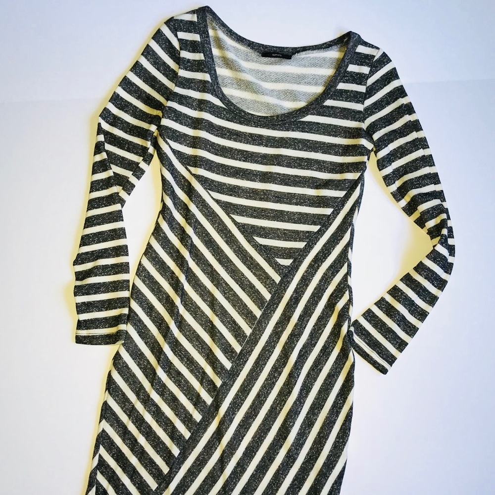 Soprano long sleeve striped dress