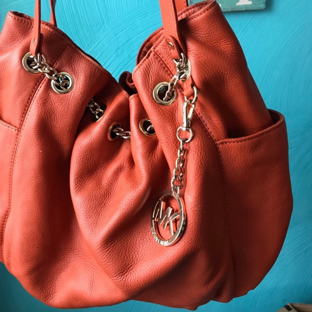 Michael Kors Burnt Orange Hand Bag