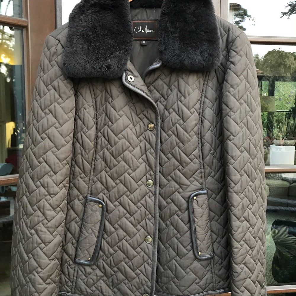 Women’s Cole Haan quilted jacket