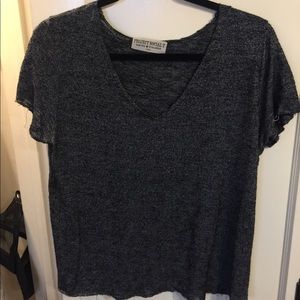 Project social T charcoal