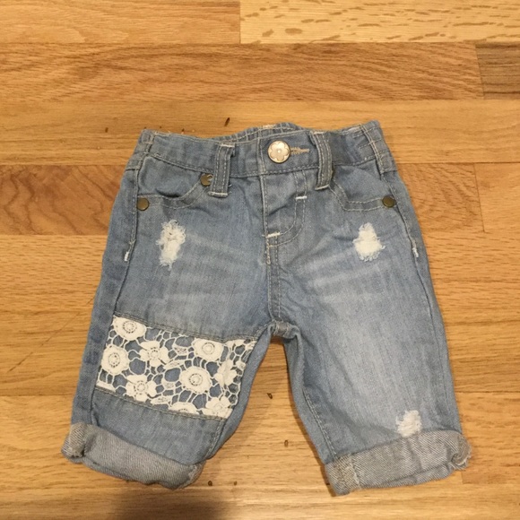 crochet jeans patch