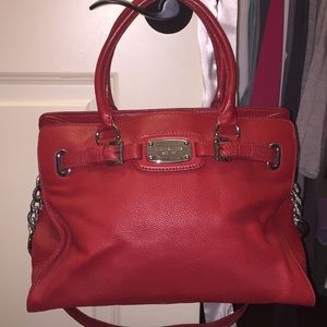 Red Michael Kors Purse