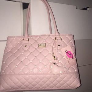 Betsey Johnson blush tote bag 😍