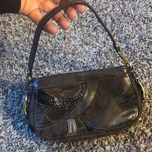 Small coach wristlet