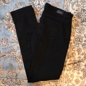 Levi’s 524 straight leg black jeans