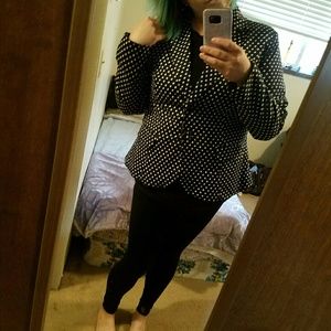 Polk-a-dot torrid blazer