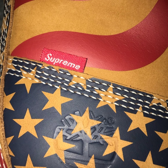 💰SOLD💰Supreme Stars and Stripes Timberland Boots - Picture 2 of 8