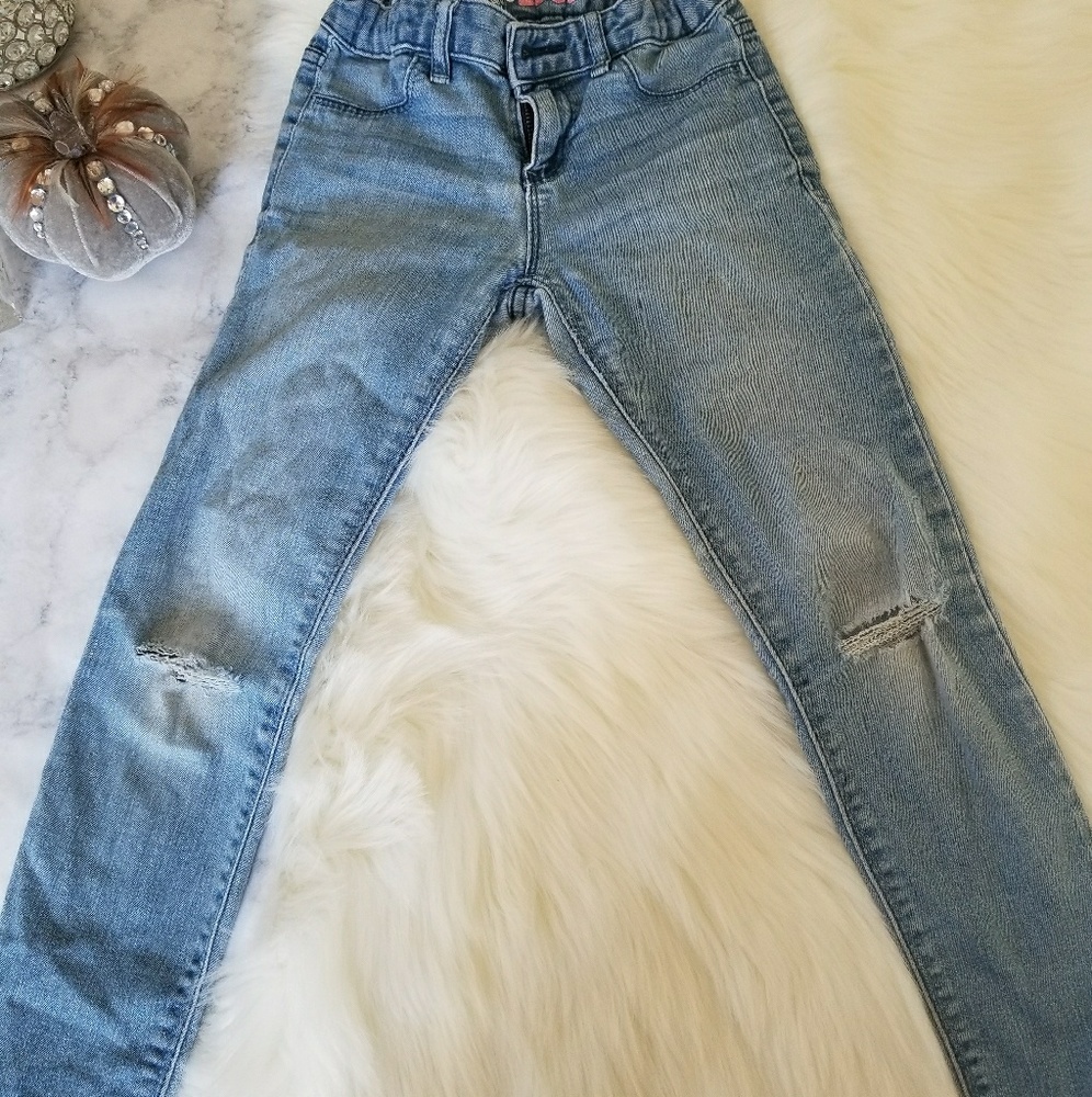 Gap kids distressed legging jean
