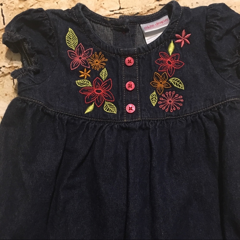 💜BUNDLE ONLY💜12mth jean dress w/bloomers!