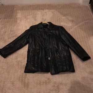 Salvatore Ferragamo leather jacket paid over 3,000