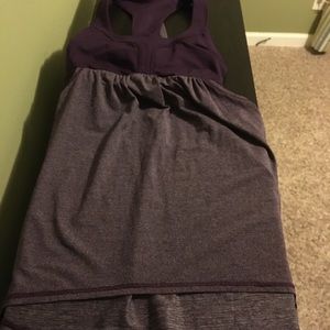 Lululemon 4 deep purple tank