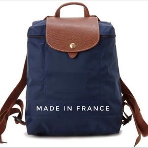 Authentic longchamp navy backpack MIF