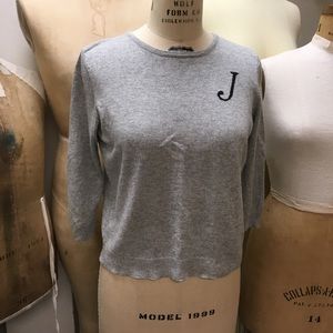 MAURICE SASSON silk & cashmere sweater L