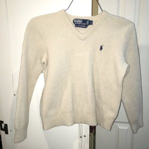 Polo Ralph Lauren Kids Large Lambs Wool Sweater
