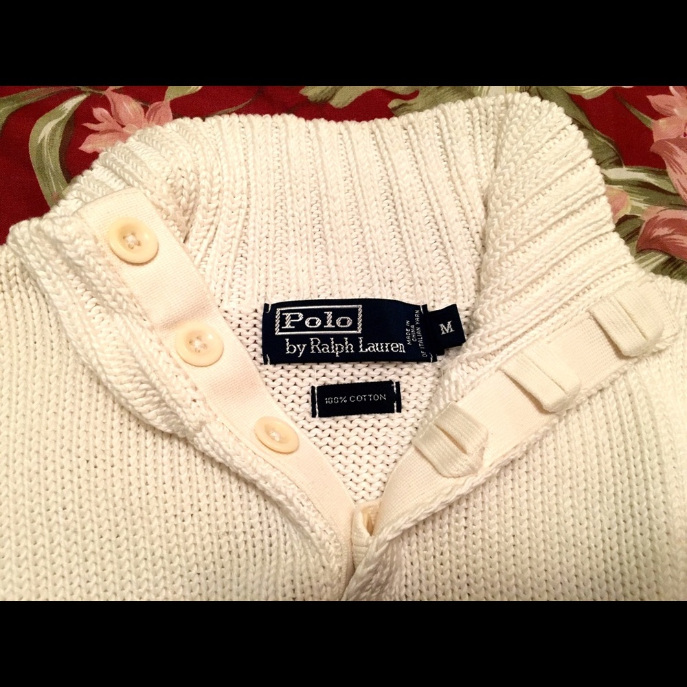 Vintage Apres Ski 100% Cotton Polo Ralph Lauren