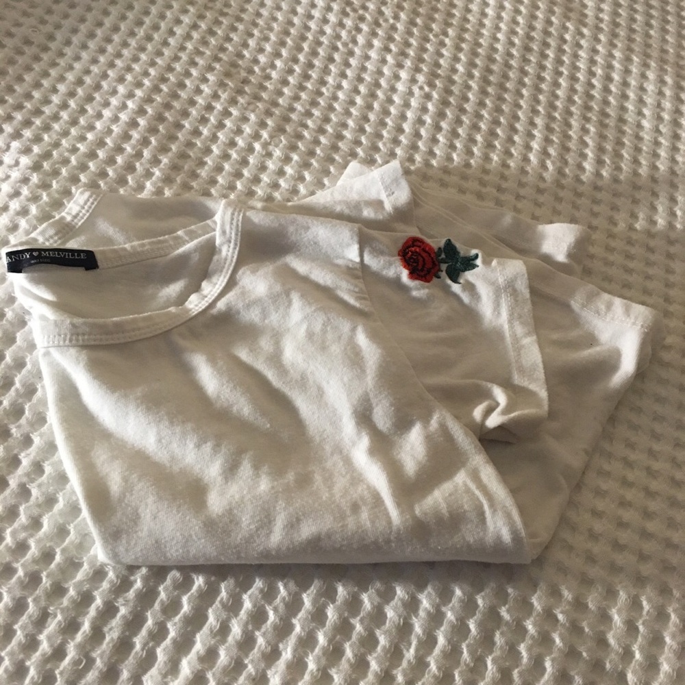 Brandy Melville Mason rose top