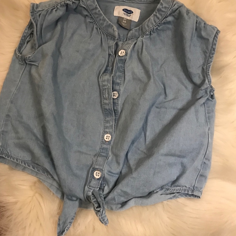 Trendy Light Denim Toddlers Top