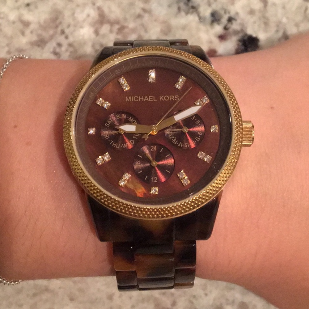 Michael Kors Tortoise Watch