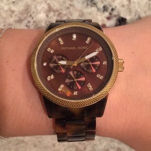 Michael Kors Tortoise Watch