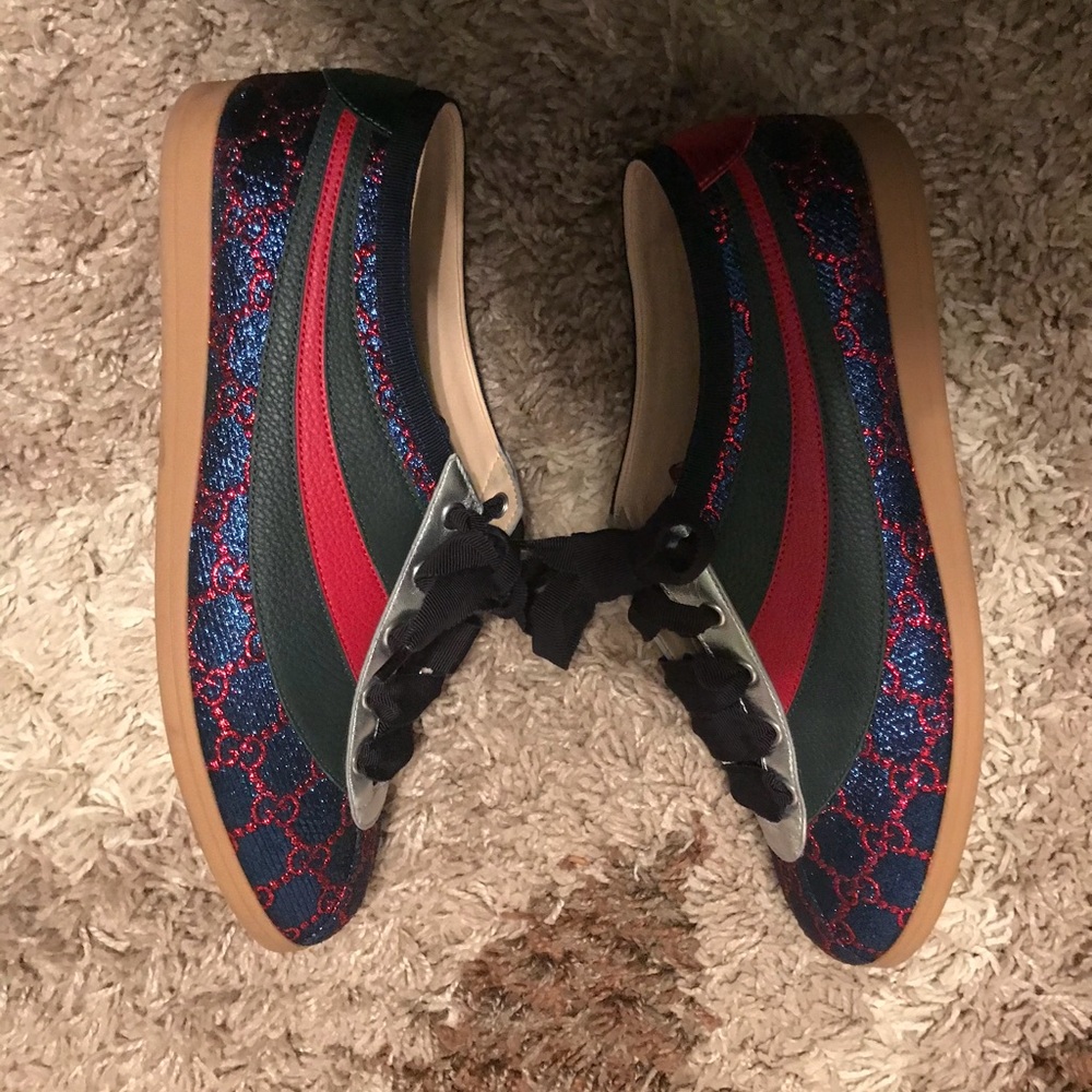 Falacer lurex GG GUCCI sneaker web