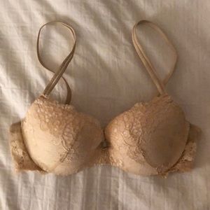 VS lace demi push-up bra