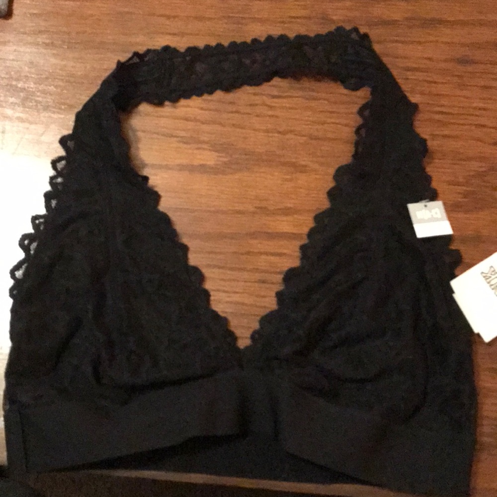 Victoria Secret Unlined Haltered Lace Bralette