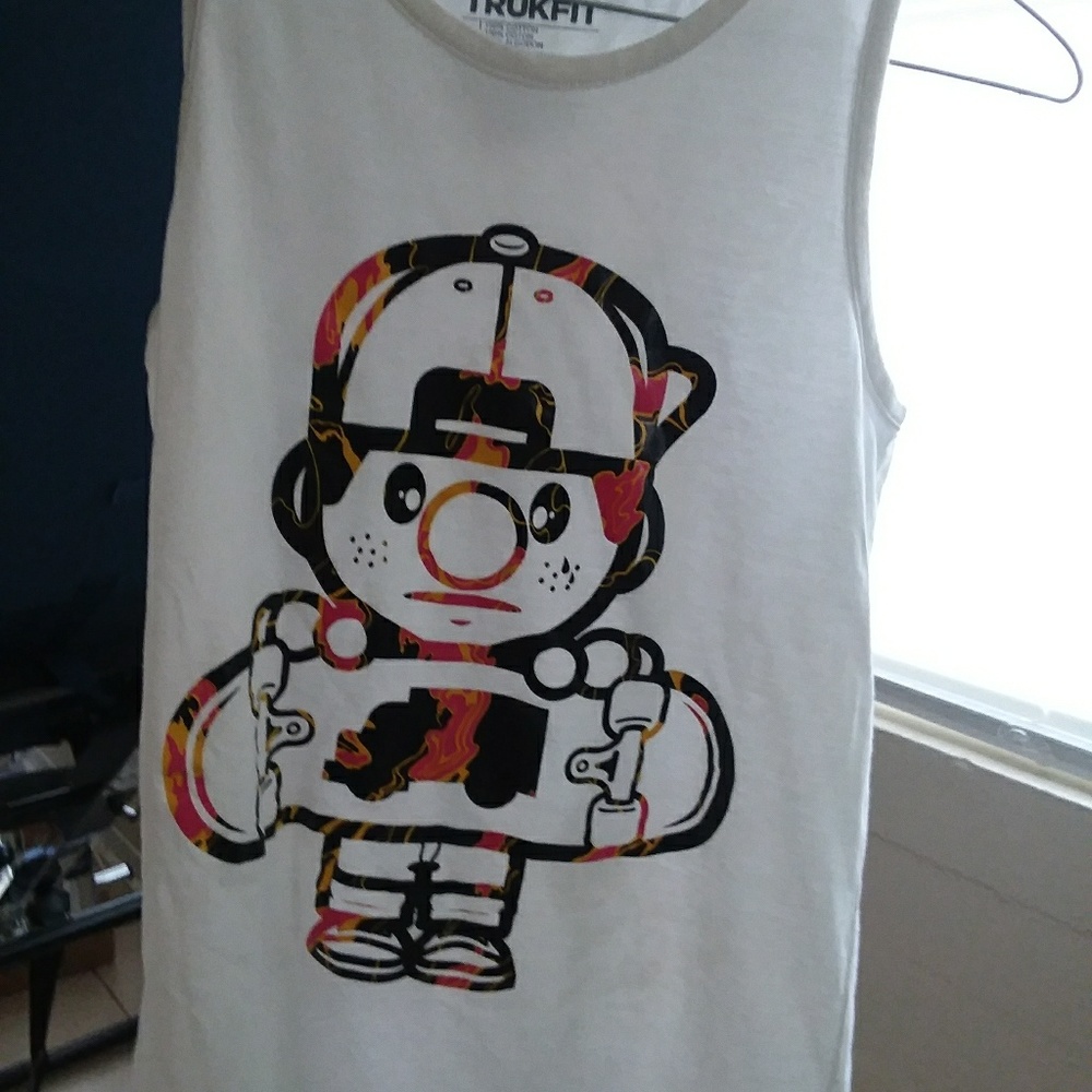 Youth truckfit brand sleeveless