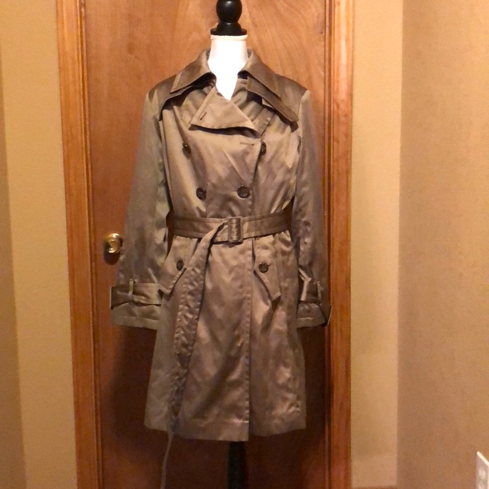 Jones New York double breasted trench coat
