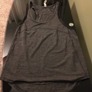Lululemon 4 heathered Black tank