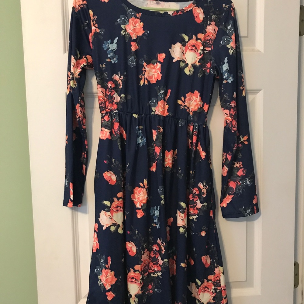 Woman's floral dress