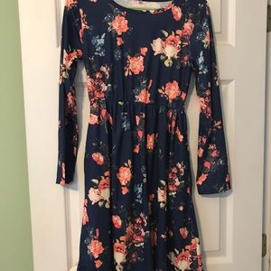 Woman's floral dress