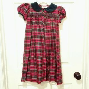 Strasburg Girls Plaid Christmas Dress, Sz. 3