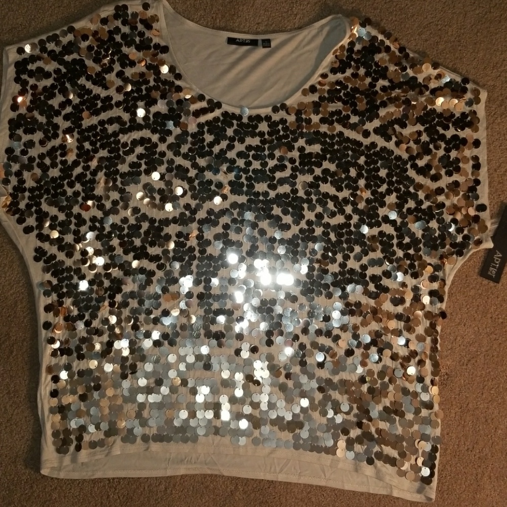 Sequin Tee