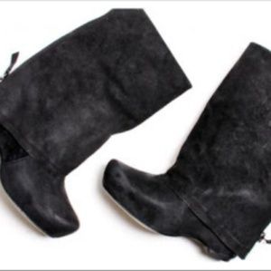 Vera Wang Wedge Cuffed Joey Boots