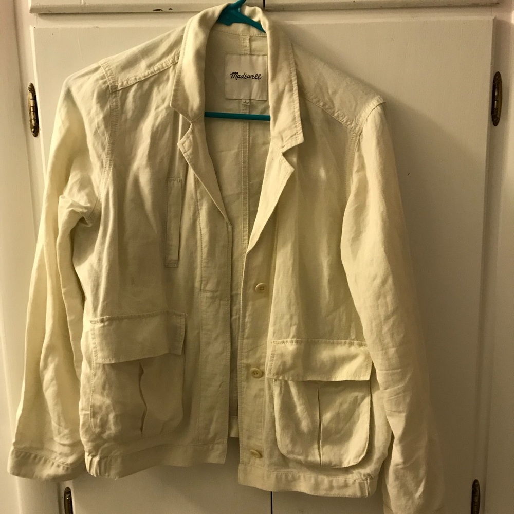 Madewell linen jacket