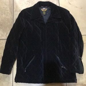 Women's Harley Davidson Velvet like Jacket