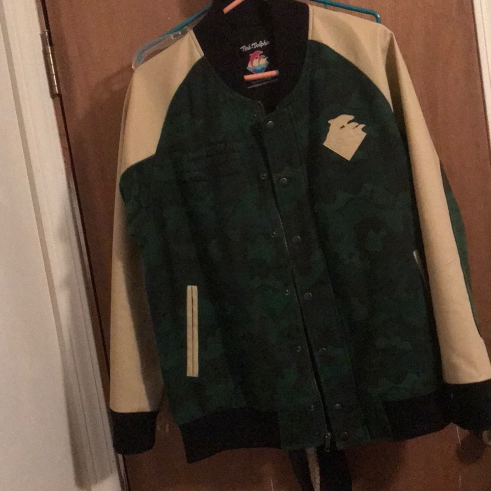 Camo pink dolphin jacket