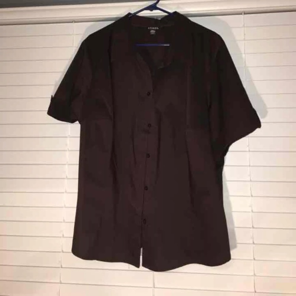 Women’s Brown George Dress Shirt