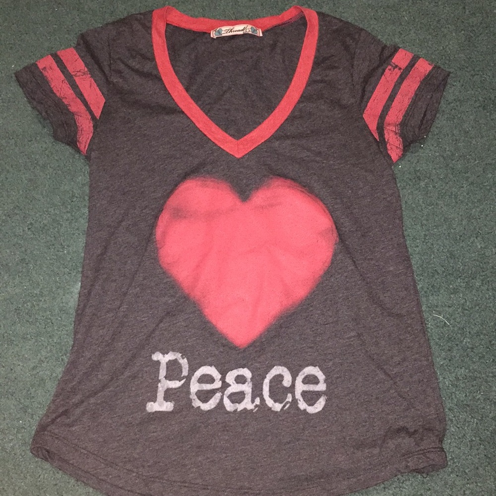 V neck T-shirt