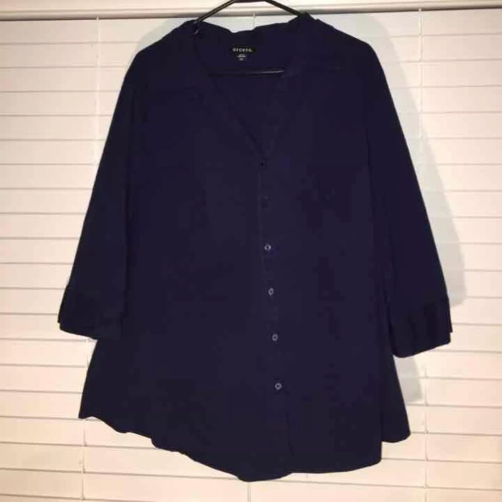 Navy Women’s Dress Shirt