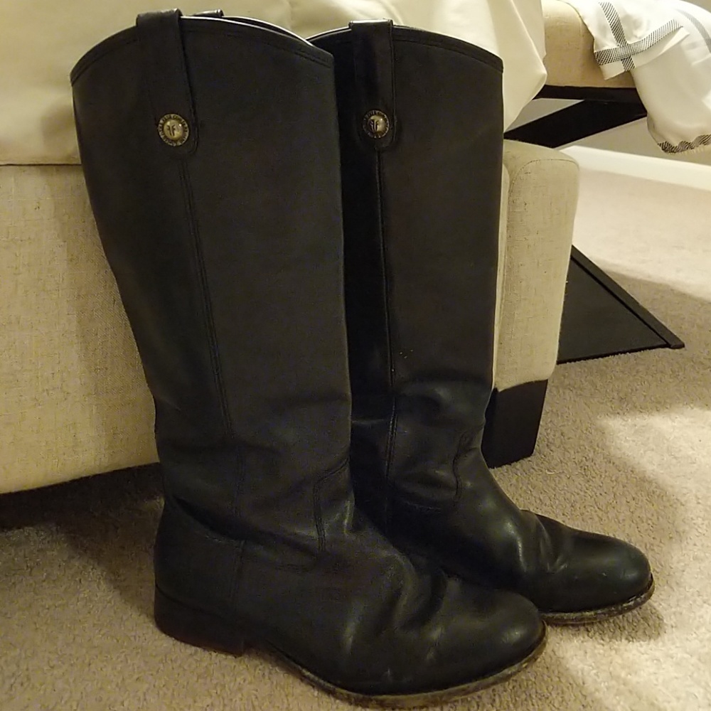 Frye Melissa Button Riding Boots - Picture 2 of 6