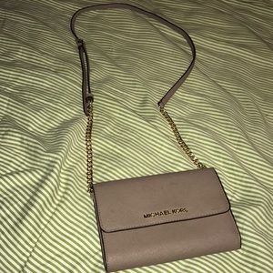 Michael Kors Taupe Crossbody