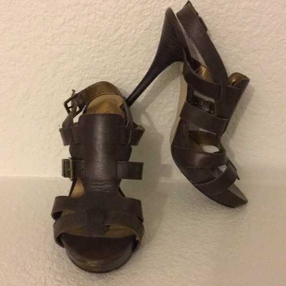 Guess by Marciano Shoes - Guess by Marciano leather straps heels.