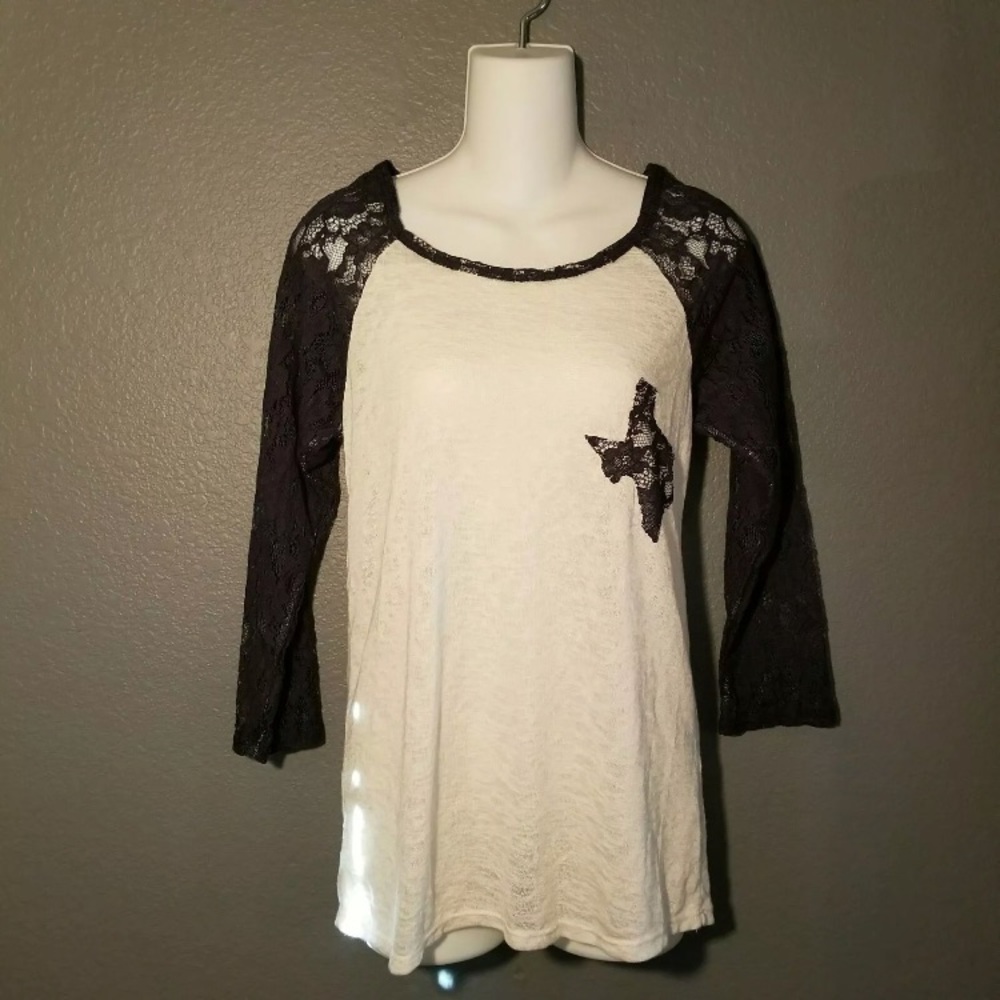 Lace Texas Baseball Tee