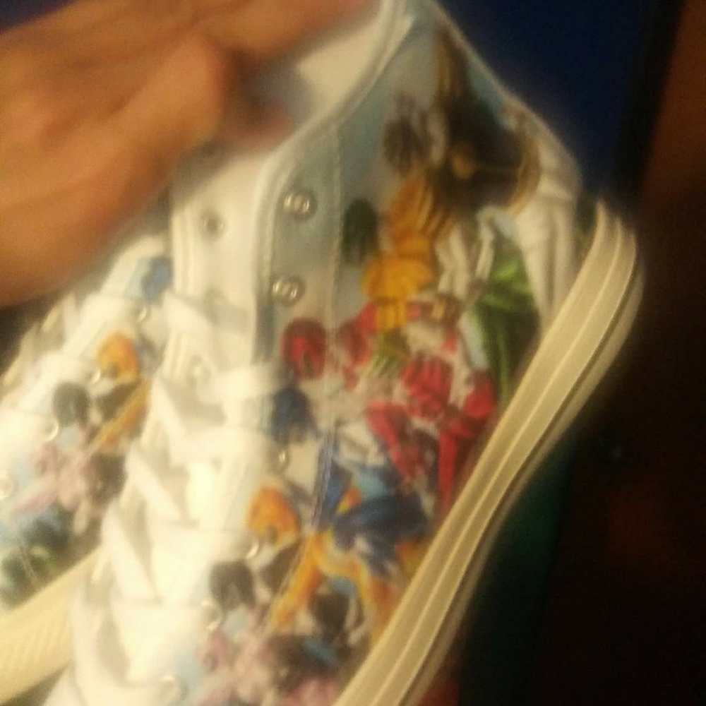 Selling custom made Converse Power Rangers never w
