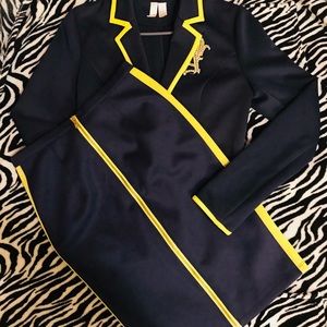 Blazer with matching skirt