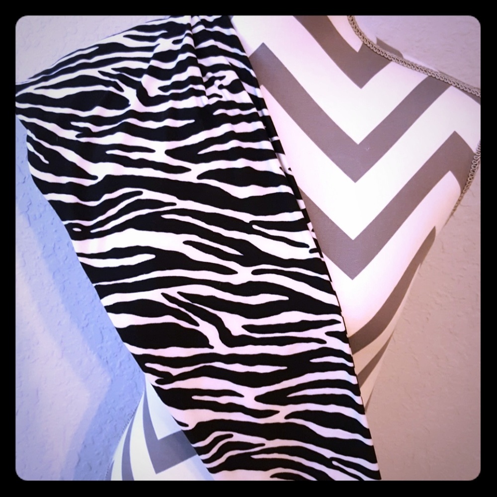 Full Length Zebra Print Leggings