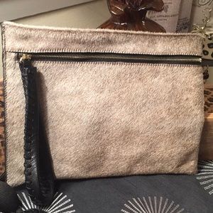 Zara's fur clutch BRAND NEW NEVER USED